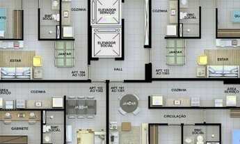 Imagem 4: EA- Em construção! Apartamento de 2 quartos em Casa Caiada - Monteiro Residence