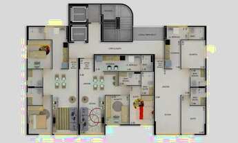 Imagem 4: Apartamento para venda com 58 metros quadrados com 2 quartos em Casa Amarela - Recife - PE