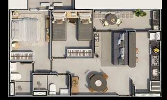 Imagem 6: Apartamento 2 quartos com suíte e varanda gourmet em recife com área de lazer completa