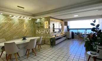 Imagem 5: Apartamento com vista livre e definida para o mar em Piedade, 03 quartos, varanda integrad