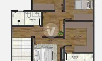 Imagem 6: Casa em construção com 3 dormitórios e churrasqueira no Residencial Schons