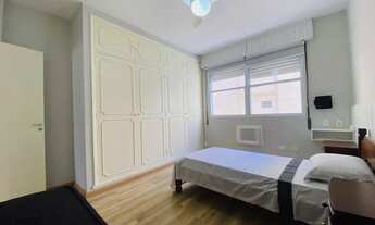 Imagem 7: Imóvel para aluguel 2 quartos, vaga demarcada mobiliado na Pompeia - Santos - SP