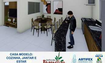 Imagem 6: Casa 3 quartos, sendo 1 suíte e 2 semi-suítes. Santo Inácio. Doc gratuita. entrad facilita