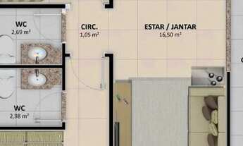 Imagem 3: APARTAMENTO ARACAJU COND MARBELLO RESIDENCE NA COROA DO MEIO