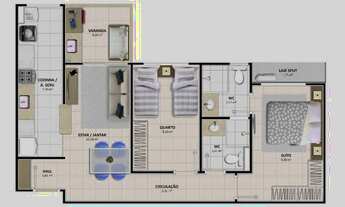 Imagem 5: APARTAMENTO ARACAJU ARUANA PRIME RESIDENCE A 5 MINUTOS DA PRAIA