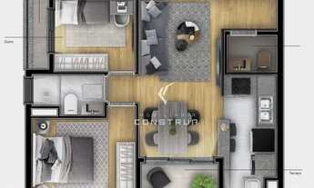 Imagem 6: Apartamento com 2 dormitórios à venda, 54 m² por R$ 645.000,00 - Taquaral - Campinas/SP