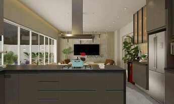 Imagem 4: Sobrado Alto Padrão com 222m², 4 quartos/suítes no Condomínio Jardim Sul I Imobiliária em