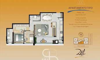 Imagem 3: Apartamento com 2 dormitórios Bacacheri Curitiba