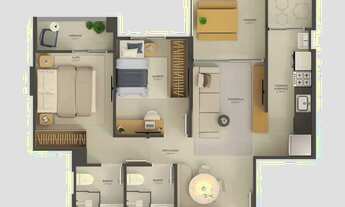 Imagem 7: Cobertura Horizontal em Jardim Camburi - Vitória ES