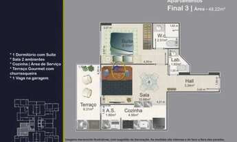 Imagem 7: Lançamento no Caiçara Apto 2 dorms c/ 66 mil de entrada