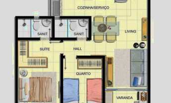 Imagem 6: Gran Reserva Imbui 2 quartos - Suite, Varanda e Infra Completa no Imbuí