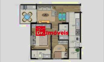 Imagem 5: Residencial Montfort 61m² 2 quartos sendo 1 suíte, cozinha, 1 vaga - Doutor Imóveis Belém