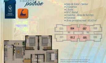 Imagem 5: 004 - APARTAMENTO PARA VENDA PRÓXIMO DO CALHAU COM 2 QUARTOS