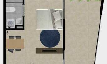 Imagem 5: Apartamento studio ao lado da Unicid próx. MetrÕ Carrão com sacada 40mts