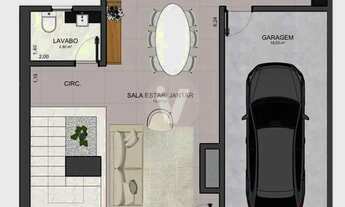 Imagem 5: Casa em construção com 3 dormitórios e churrasqueira no Residencial Schons