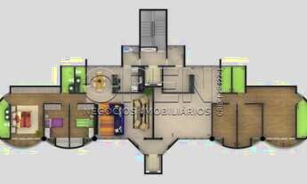 Imagem 4: Apartamento com 3 dormitórios à venda, 120 m² por R$ 987.000,00 - Campestre - Santo André