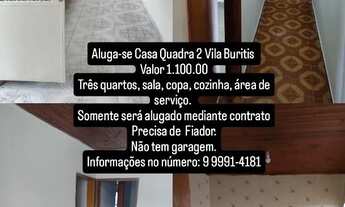Imagem: Alugo Casa Quadra 2 Vila Buritis