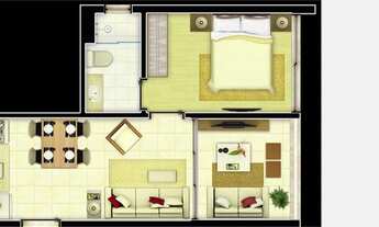 Imagem 3: Apartamento para venda possui 44 metros quadrados com 1 quarto em Sumaré - São Paulo - SP