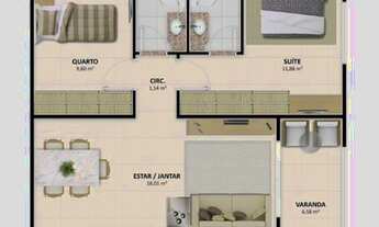 Imagem 4: APARTAMENTO ARACAJU COND MARBELLO RESIDENCE NA COROA DO MEIO