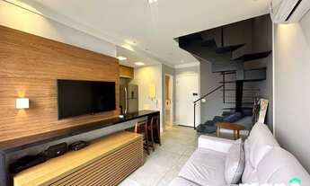 Imagem 3: Apartamento Duplex com 1 dormitório para alugar, 60 m² por R$ 6.200,00/mês - Gonzaga - San