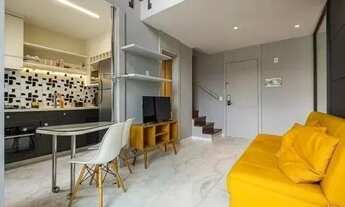 Imagem 2: Apartamento Loft Duplex com 1 Suíte, 1 vaga - 42m² - á venda por 979.000,00 ou Aluguel R