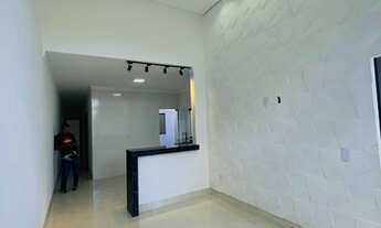 Imagem 6: Casa com 03 quartos (1 site), área com churrasqueira, garagem coberta; PQ Santa Rita- Goiâ