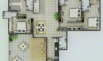 Imagem 7: Apartamento a venda 3 quartos 88 metros piscina e churrasqueira Praia de Itaguá - Ubatuba