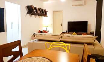 Imagem 4: 2 Dormitórios (1 Suíte) 98m² Planejados Ar condicionado 1 Vaga Demarcada Embaré