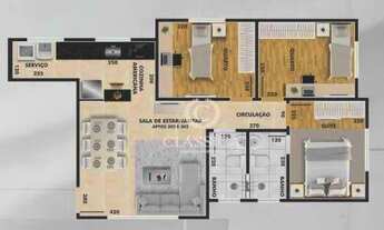 Imagem 2: Apartamento, 3 quartos (1 suíte), Elevador, bairro Padre Eustáquio, Belo Horizonte/MG