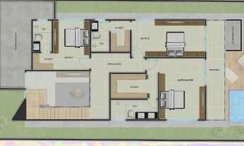 Imagem 6: Casa com 4 dormitórios à venda, 240 m² no Terras Alphaville 3