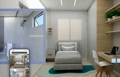 Imagem 10: Apartamento de luxo com 02 quartos (1 suíte) e 62 m² 