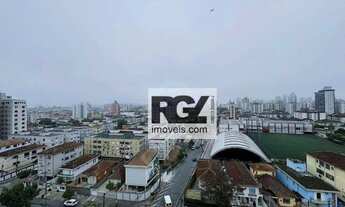 Imagem 2: Apartamento com 2 dormitórios para alugar, 108 m² por R$ 3.000,00/mês - Aparecida - Santos