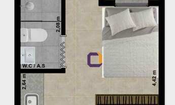 Imagem: Studio com 1 dormitório para alugar, 25