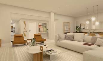 Imagem 2: Apartamento em edifício tradicional e sofisticado. Projeto paisagístico Burle Marx