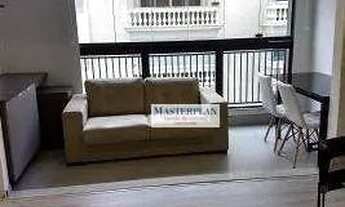 Imagem 7: Belo apartamento com varanda 38 m2 a.u - 1 dormitório - 1 vaga - R. Pascal - Campo Belo