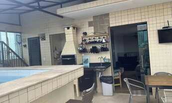 Imagem 4: Venda ou Locação, Cobertura no canal 6, Piscina e churrasqueira, 2 vagas de garagem. Apare