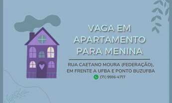 Imagem: Vaga para menina na Rua Caetano Moura