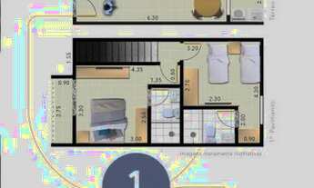 Imagem 6: VENDO LINDO SOBRADO EM CONDOMINIO NA PRAIA DAS PALMEIRAS - ACEITA FINANCIAMENTO