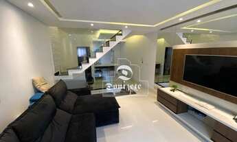 Imagem 7: Sobrado com 3 dormitórios para alugar, 121 m² por R$ 5.141,37/mês - Jardim - Santo André/S