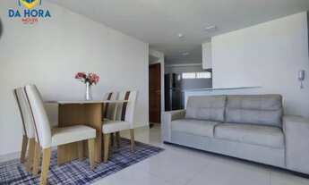 Imagem 2: Apartamento mobiliado 2 quartos, 1 suite, armários, varanda, vista mar, para locação em Po