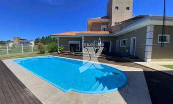 Imagem 6: Casa com piscina + 5 dorm.( sendo que 4 são suítes) - 410 m² - venda por R$ 2.250.000 ou a