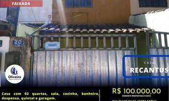 Imagem 2: Casas Financiáveis para Venda em Belford Roxo, Recantus, 2 dormitórios, 1 banheiro, 1 vaga