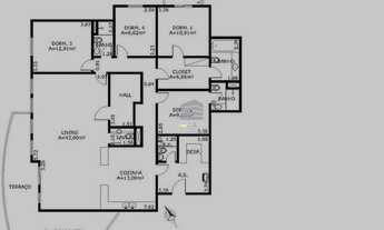 Imagem 5: Apartamento para venda tem 194 metros quadrados com 4 quartos