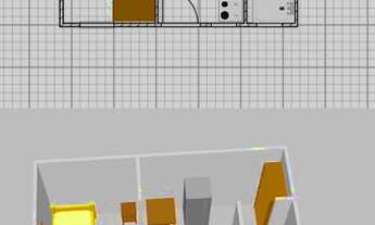 Imagem 2: Quitinete mobiliada individual próxima Terminal Pinheirinho, masculino