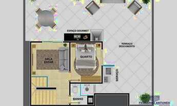 Imagem 3: Cobertura 4 quartos, 1 suíte - Caiçara-Adelaide - Belo Horizonte/MG