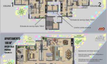 Imagem 3: Apartamento com 4 dormitórios à venda, 188 m² por R$ 1.959.000,00 - Aldeota - Fortaleza/CE