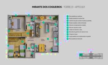 Imagem 4: Apartamento para venda com 46 m a 2/4 a 200 Metros da avenida