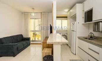 Imagem 2: Apartamento Mobiliado com 1 Quarto, Armários, Ar Condicionado, Vista Livre e Lazer Complet