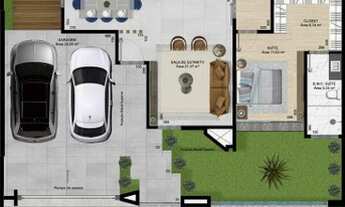 Imagem 2: Casa a Venda (N0va) 3 Quartos no Residencial Solar da Toscana