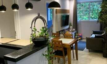 Imagem 2: Apartamento com 1 Suíte e Lavabo, à venda, por R$ 430.000 - Marapé - Santos/SP